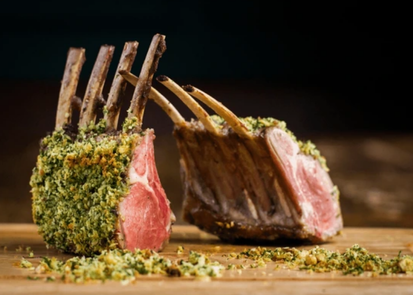 Rack of Lamb With a Herb Crust